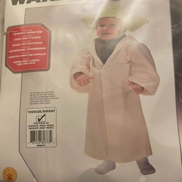 BRAND NEW baby toddler star wars yoda halloween costume size 24M - Picture 3 of 5